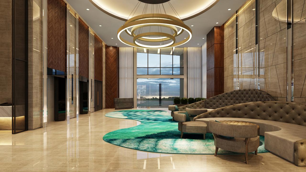 Hatten Place Melaka Eksteriør billede The lobby of the hotel